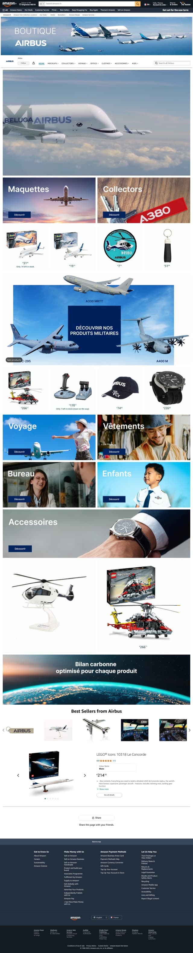 Airbus Brand Store preview